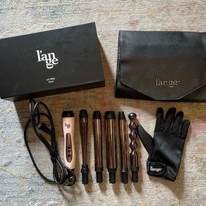 L’Ange Hair Le Cinq 5 in 1 Curling Wand Set - Titanium Barrel Set